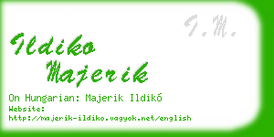 ildiko majerik business card